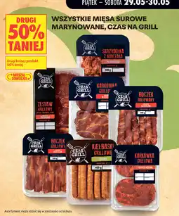 Biedronka Czas na Grill Mięsa surowe marynowane oferta