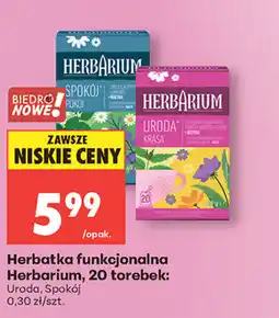 Biedronka Herbarium Herbatka funkcjonalna oferta