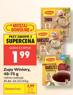 Biedronka Winiary Zupy oferta