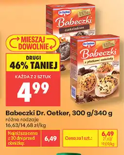 Biedronka Dr. Oetker Babeczki oferta
