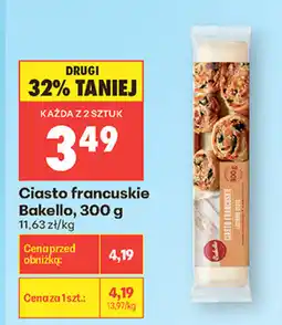 Biedronka Bakello Ciasto francuskie oferta