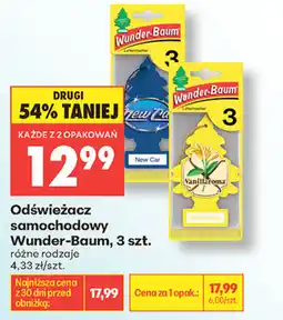 Biedronka Wunder-Baum Odświeżacz samochodowy oferta