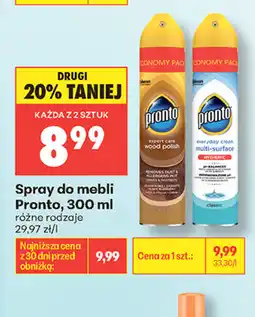 Biedronka Pronto Spray do mebli oferta