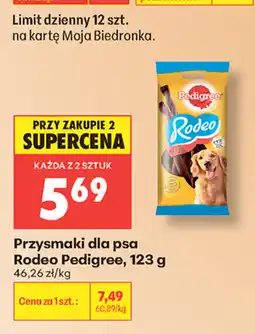 Biedronka Pedigree Przysmaki dla psa Rodeo oferta