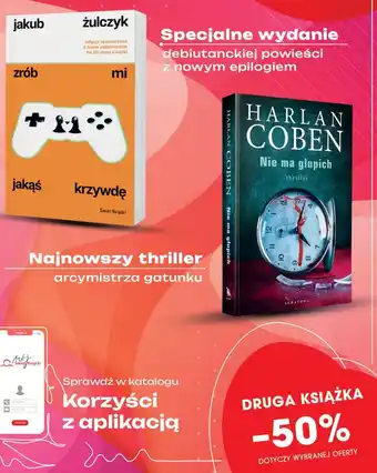 Książka Jakub Żulczyk lub Harlan Coben