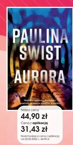 Świat Książki Paulina Świst Aurora oferta