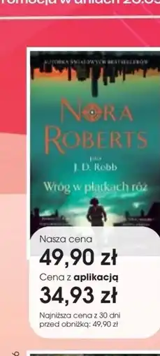 Świat Książki Nora Roberts Wróg w płatkach róż oferta