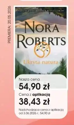 Świat Książki Nora Roberts Ukryta natura oferta