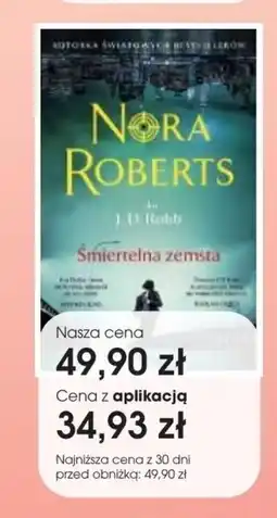 Świat Książki Nora Roberts Śmiertelna zemsta oferta