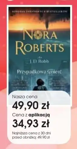 Świat Książki Nora Roberts Przypadkowa śmierć oferta