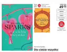 Świat Książki Nicholas Sparks Dla ciebie wszystko oferta