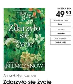 Świat Książki Anna H. Niemczynow Zdarzyło się życie oferta