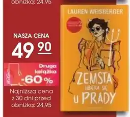 Świat Książki Lauren Weisberger Zemsta ubiera się u Prady oferta