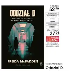 Świat Książki Freida McFadden Oddział D oferta