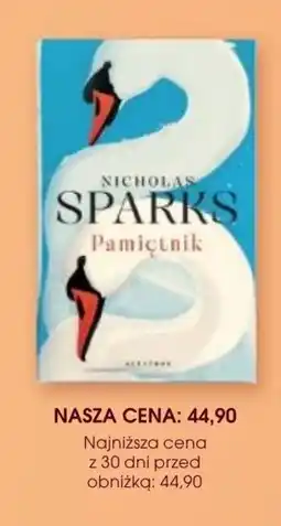 Świat Książki Albatros Nicholas Sparks Pamiętnik oferta
