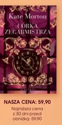 Świat Książki Albatros Kate Morton Córka zegarmistrza oferta