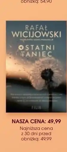 Świat Książki Rafał Wicijowski Ostatni taniec oferta