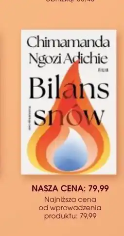 Świat Książki Filia Chimamanda Ngozi Adichie Bilans snów oferta