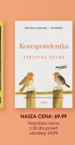 Świat Książki Filia Virginia Evans Korespondentka oferta