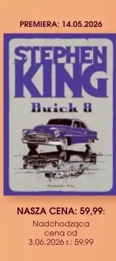 Świat Książki Prószyński i S-ka Stephen King Buick 8 oferta