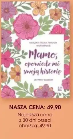 Świat Książki Luna Jeffrey Mason Mamo, opowiedz mi swoją historię oferta