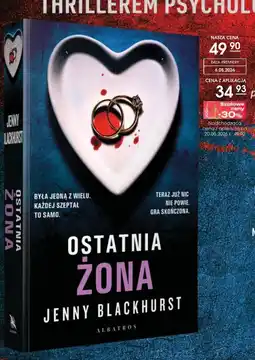 Świat Książki Albatros Jenny Blackhurst Ostatnia żona oferta