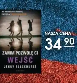 Świat Książki Albatros Jenny Blackhurst Zanim pozwolę ci wejść oferta