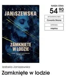 Świat Książki Czwarta Strona Izabela Janiszewska Zamknięte w lodzie oferta