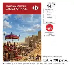 Świat Książki Bellona Bogusław Adamczyk Lakisz 701 p.n.e. oferta