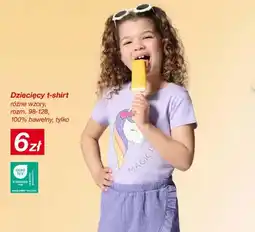 KiK Dziecięcy t-shirt 100% bawełny rozm. 98-128 oferta