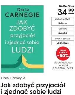 Świat Książki Bellona Dale Carnegie Jak zdobyć przyjaciół i zjednać sobie ludzi oferta