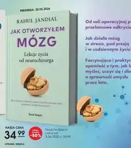 Świat Książki Świat Książki Rahul Jandial Jak otworzyłem mózg oferta