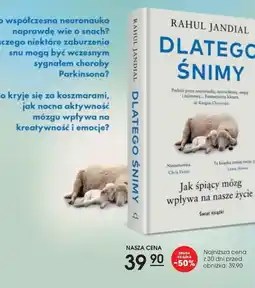 Świat Książki Świat Książki Rahul Jandial Dlatego śnimy oferta