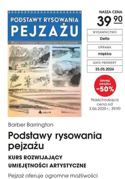 Świat Książki Delta Barber Barrington Podstawy rysowania pejzażu oferta