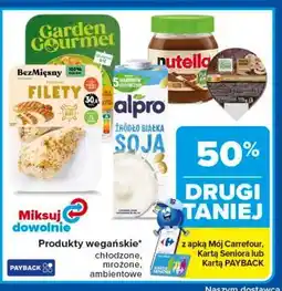 Carrefour Produkty wegańskie chłodzone, mrożone, ambientowe oferta