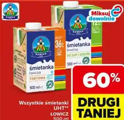 Carrefour Śmietanka UHT Łowicz oferta