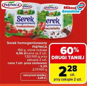 Carrefour Serek homogenizowany Piątnica oferta