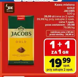 Carrefour Kawa mielona GOLD JACOBS oferta