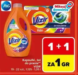 Carrefour Kapsułki, żel do prania Vizir oferta