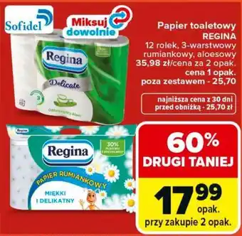 Carrefour Papier toaletowy Regina oferta