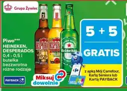 Carrefour Piwo HEINEKEN, DESPERADOS oferta
