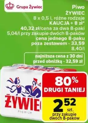 Carrefour Piwo Żywiec Premium oferta