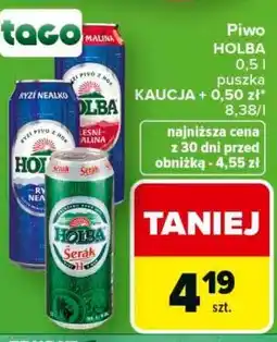 Carrefour Piwo Holba Šerák / Ryzí Nealko oferta