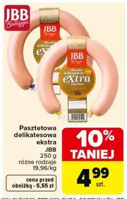 Carrefour Pasztetowa delikatesowa ekstra JBB oferta