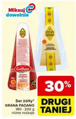 Carrefour Ser żółty GRANA PADANO GALBANI oferta