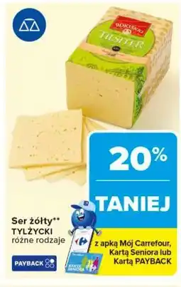 Carrefour Ser żółty TYLŻYCKI oferta