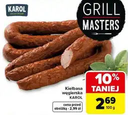Carrefour Kiełbasa węgierska KAROL oferta