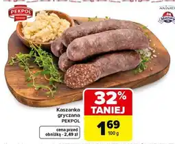 Carrefour Kaszanka gryczana PEKPOL oferta