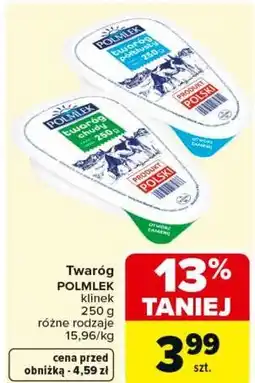 Carrefour Twaróg POLMLEK klinek oferta