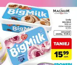 Carrefour Lody BIG MILK oferta